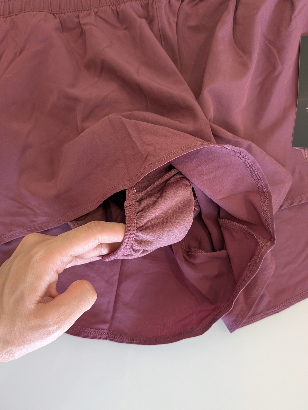 Women's Performance Athletic Running Shorts  Mauve Pink NWT Size XL - Picture 11 of 12
